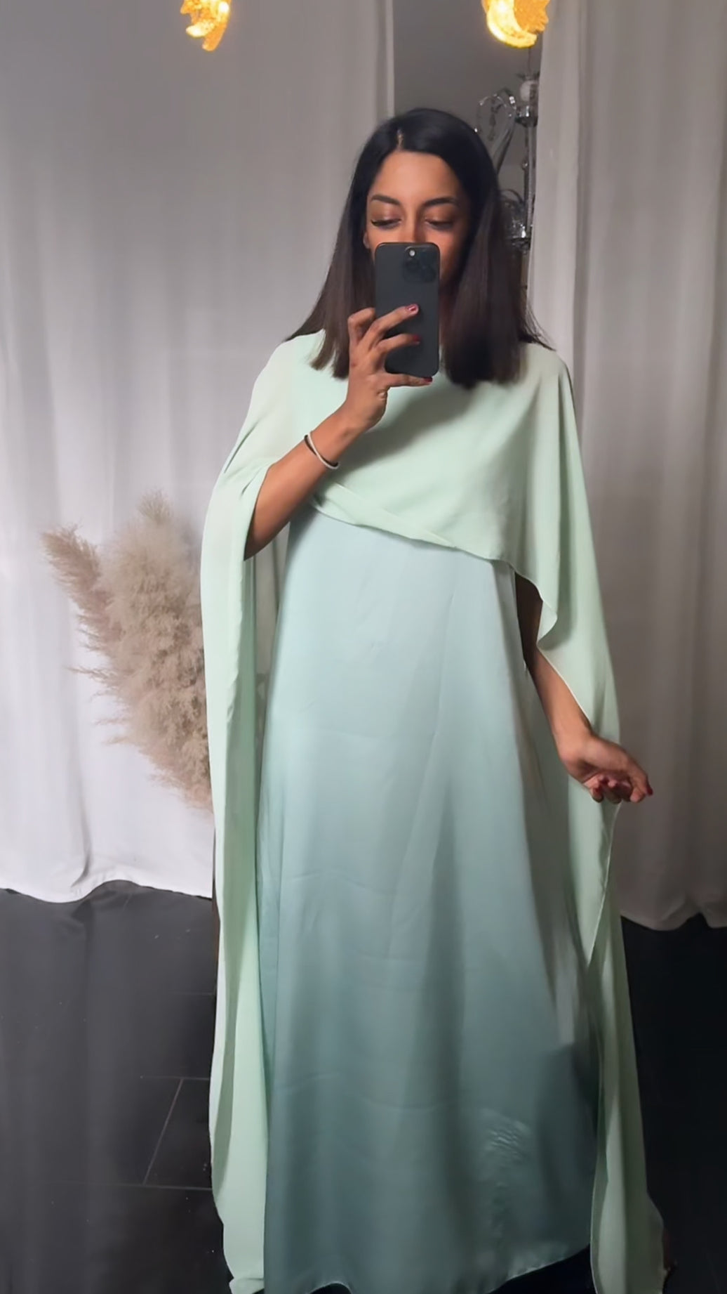 CEY - LIGHT GREEN COVER DRESS