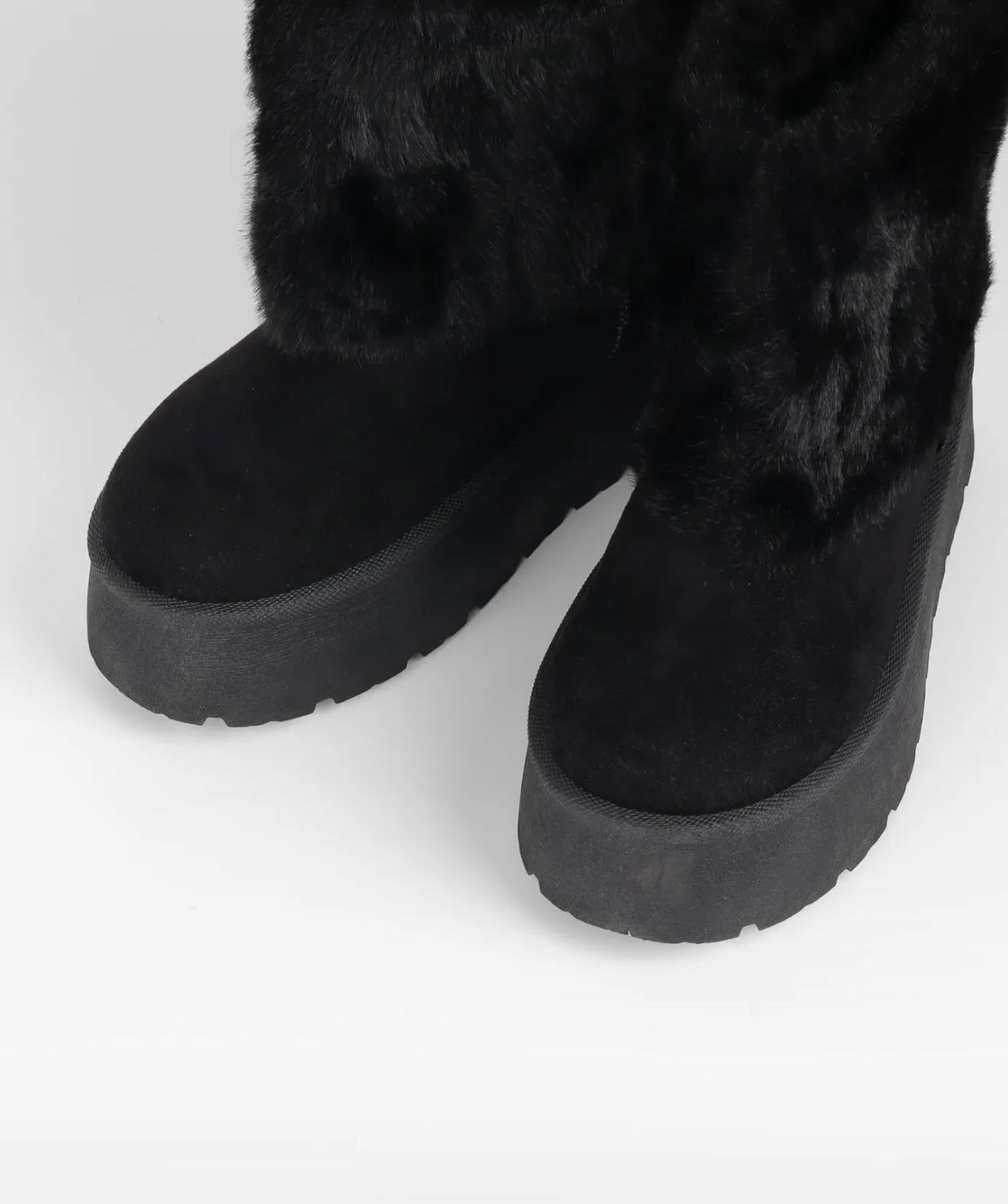 FLUFFY BOOTS MET BONT