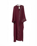 De "Midnight Shimmer" Abaya
- burgundy
