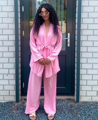 BABY ROZE PAK KIMONO MET BROEK