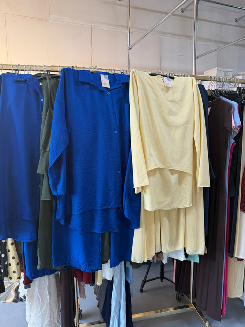 Fara set Zaria rok en blauwe kobalt set
