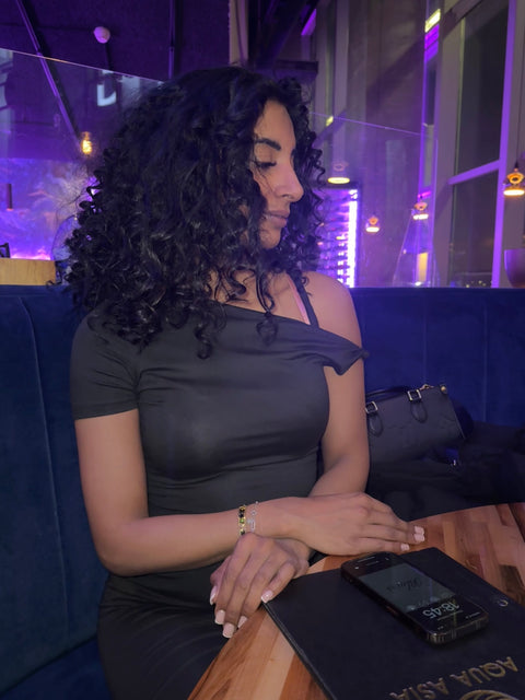 SS25 - Kylie jurk van stretch