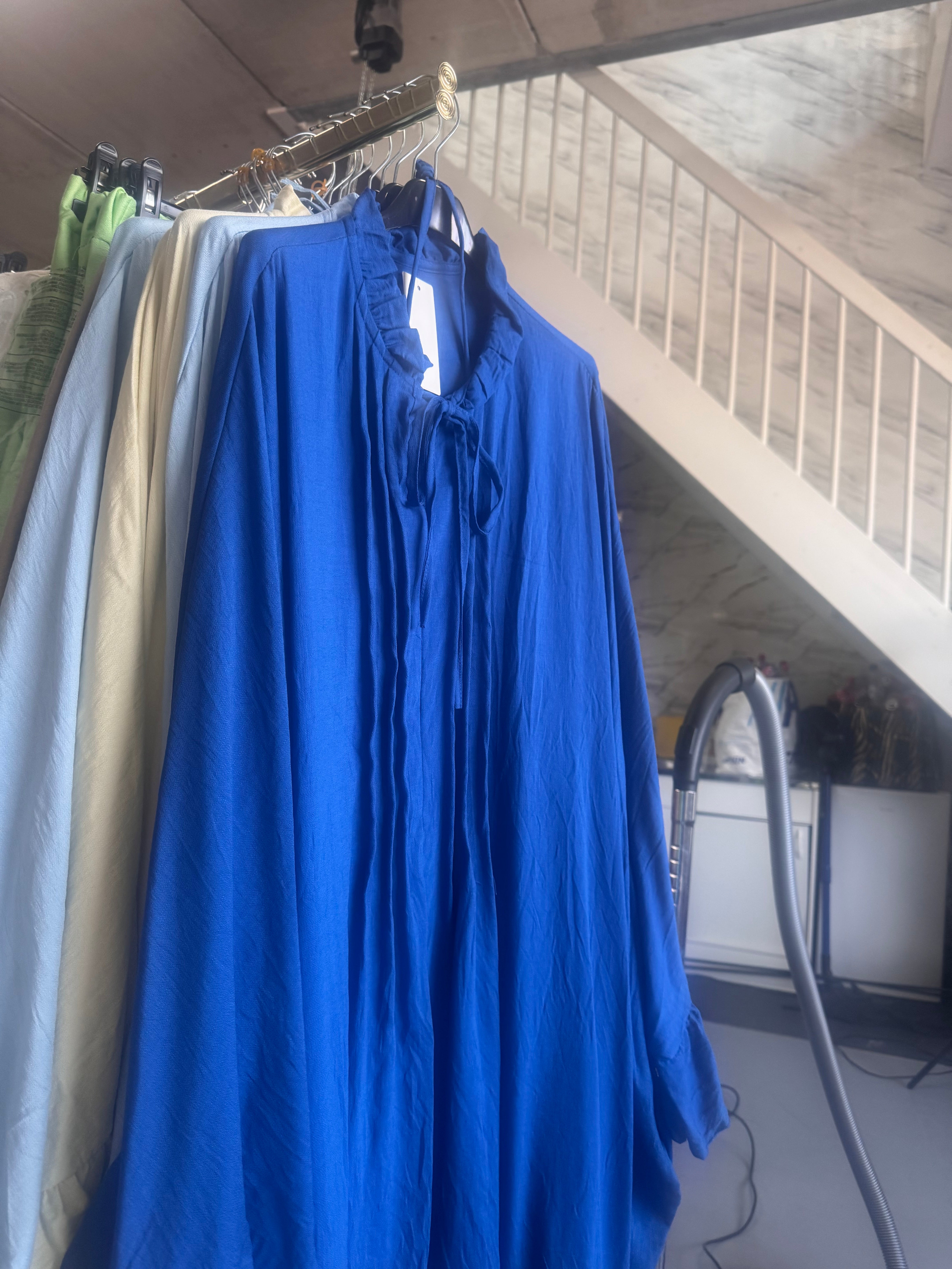 Toetiefroetie abaya kobalt blauw sahara