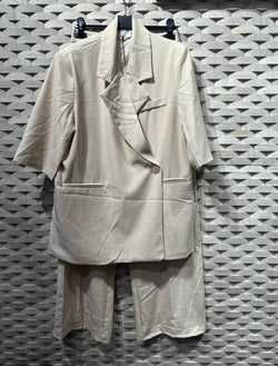 Blazer set met korte mouwen - 88623-2 groothandel voorverkoop
