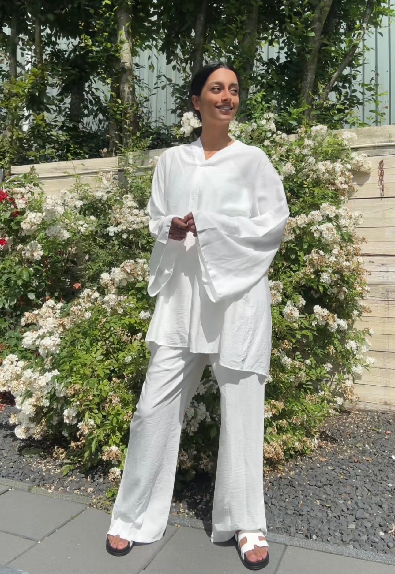 SARAH LANGE BLOUSE MET BROEK (P007)