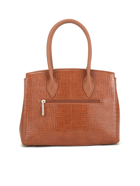 SLANGENPRINT HANDTAS - GROEN