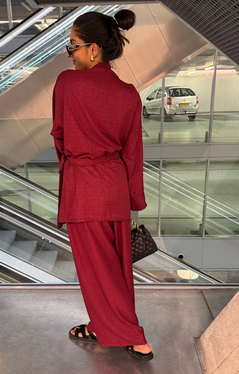 Kimono wikkel set met broek