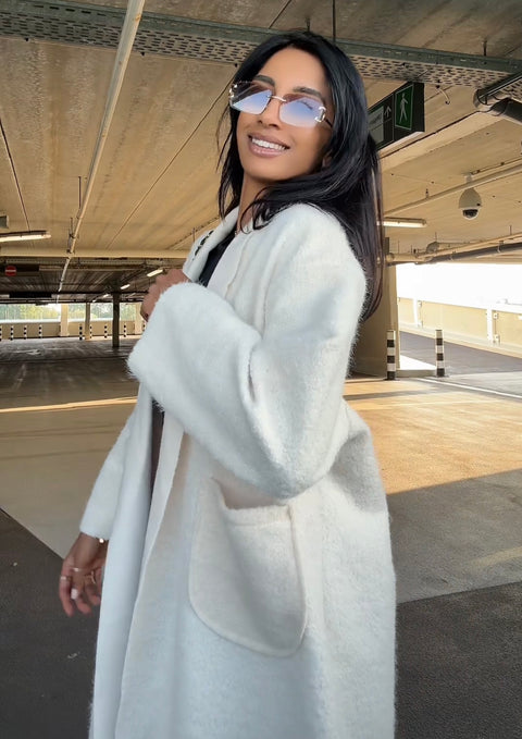 INAYA TEDDY MANTELJAS CREAM (JC30654)