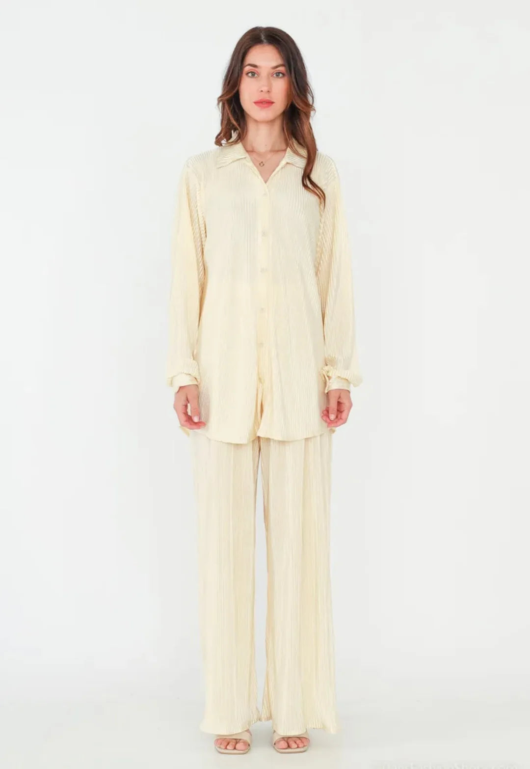AMBER PLISSE TWINSET