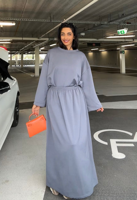 LANGE BLOUSE MET REKBARE ROK (CIFA57)