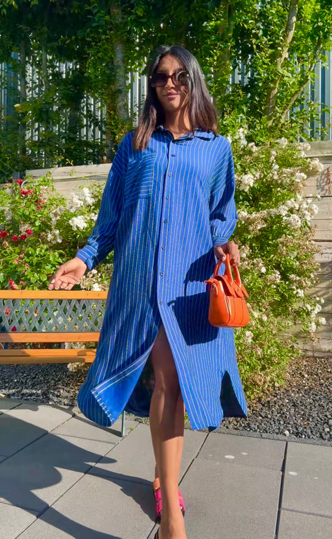 BLOUSE JURK VAN KATOEN