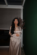 Velvet Wine Soirée - beige SQ01