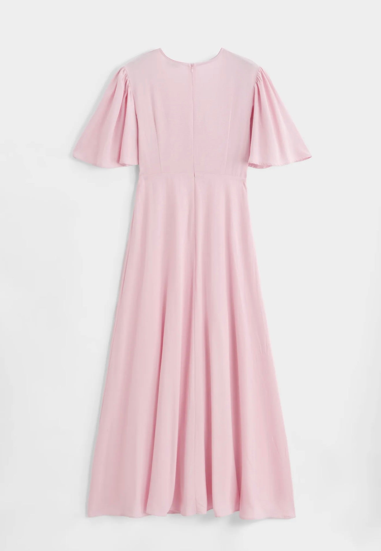 Amado jurk lang a manches papillon - pink AZ1621