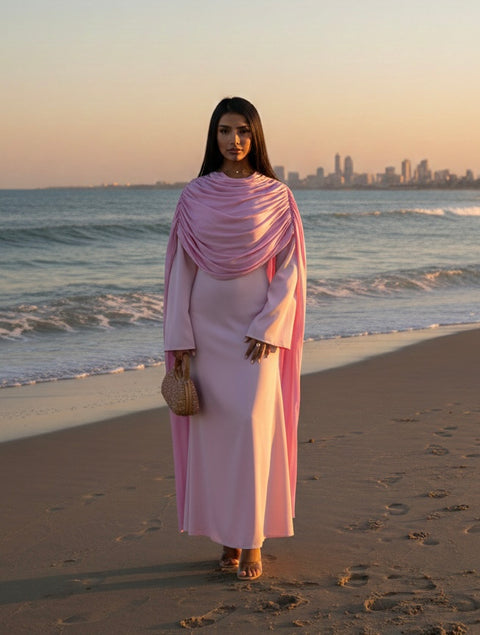 Desert rose abaya dress - 83221 (launch 9 march)