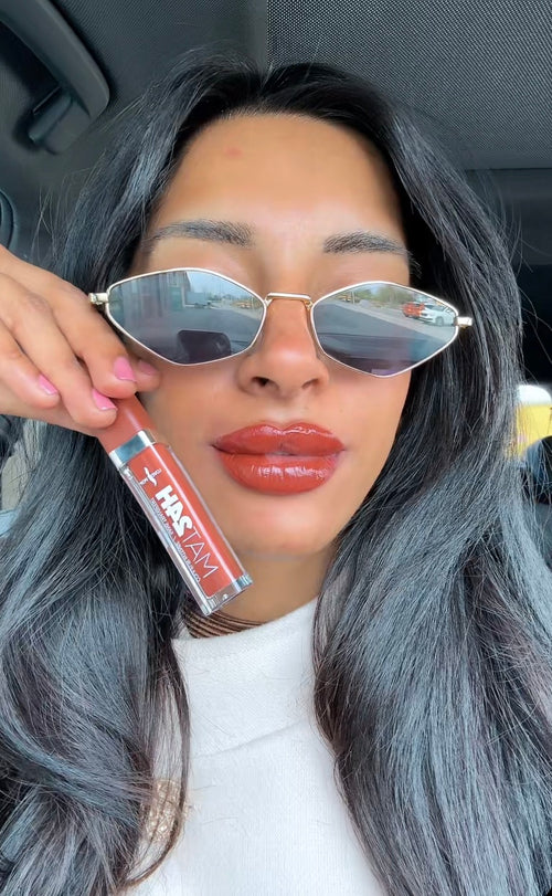 Hoogglans matte lippenglos 24H - brownie