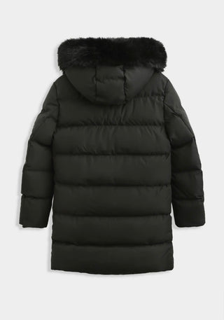 Winterjas half lang zwart - FC7630