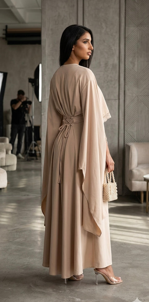 Robe de Soirée ‘Lace Luxe’ - beige SQ82 (launch 9 march)