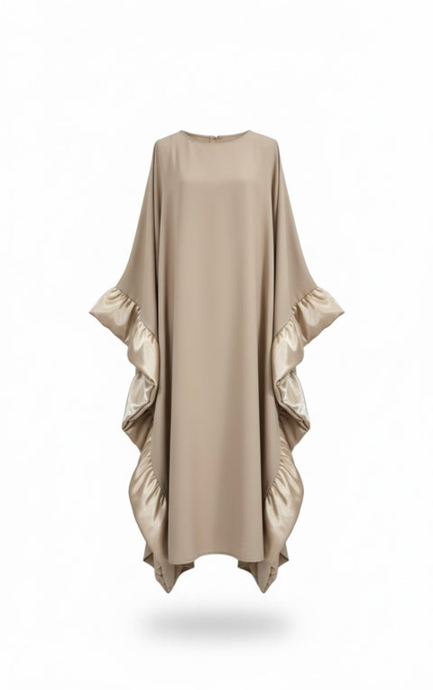 Layalina beige verstelbare kaftan