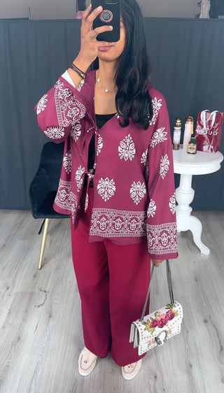 SS25 - Printjes set met kimono