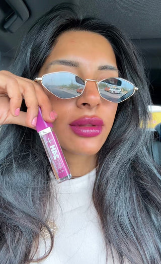 Hoogglans matte lippenglos 24H - light purple