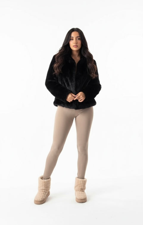 Seamless glans legging - taupe SQ03