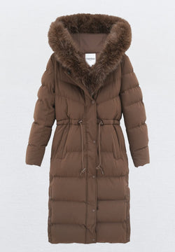 INAYA Winterjas met bontkraag - FC7583