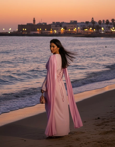 Desert rose abaya dress - 83221 (launch 9 march)