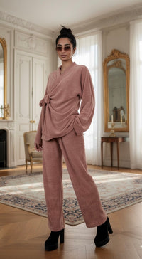 TEDDY CO ORD WIKKEL SET BRUIN