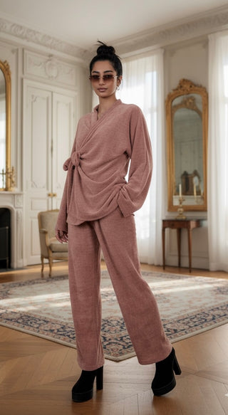 TEDDY CO ORD WIKKEL SET BRUIN