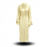Sahara butterfly abaya - butter yellow