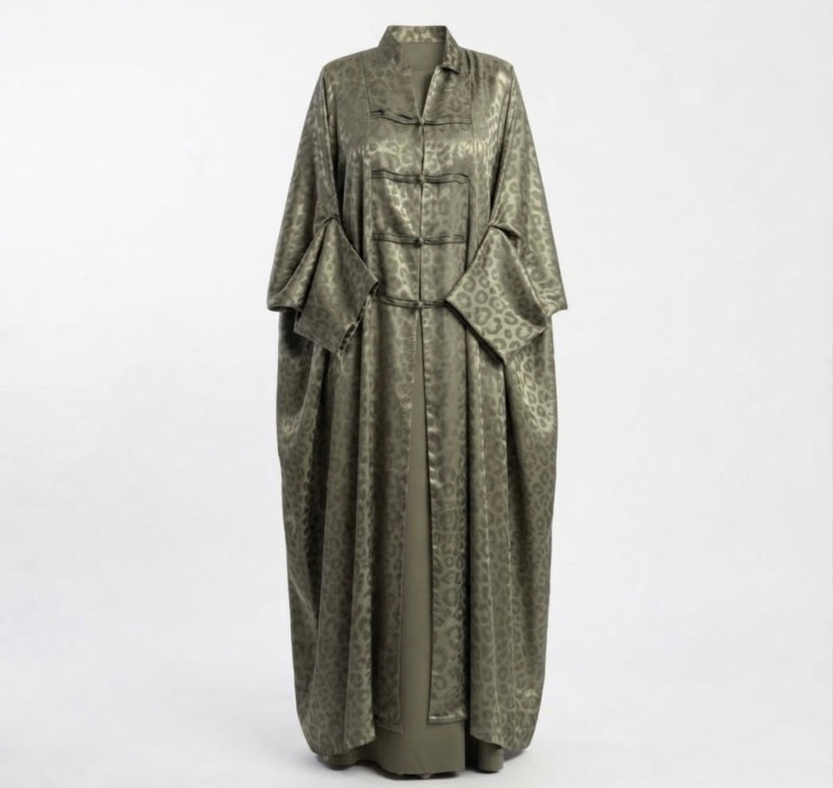 Premium Silky Jacquard Abaya