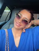 Black purple zonnebril mm