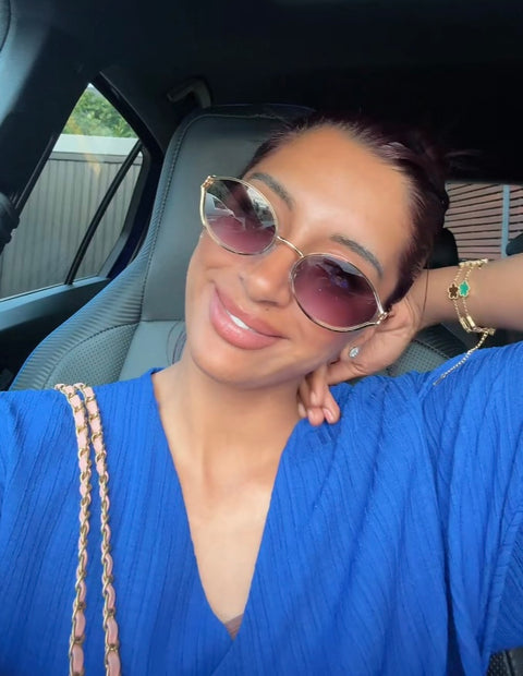 Black purple zonnebril mm