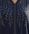 The Dubai Leaf abaya - navy 990231 PRE ORDER