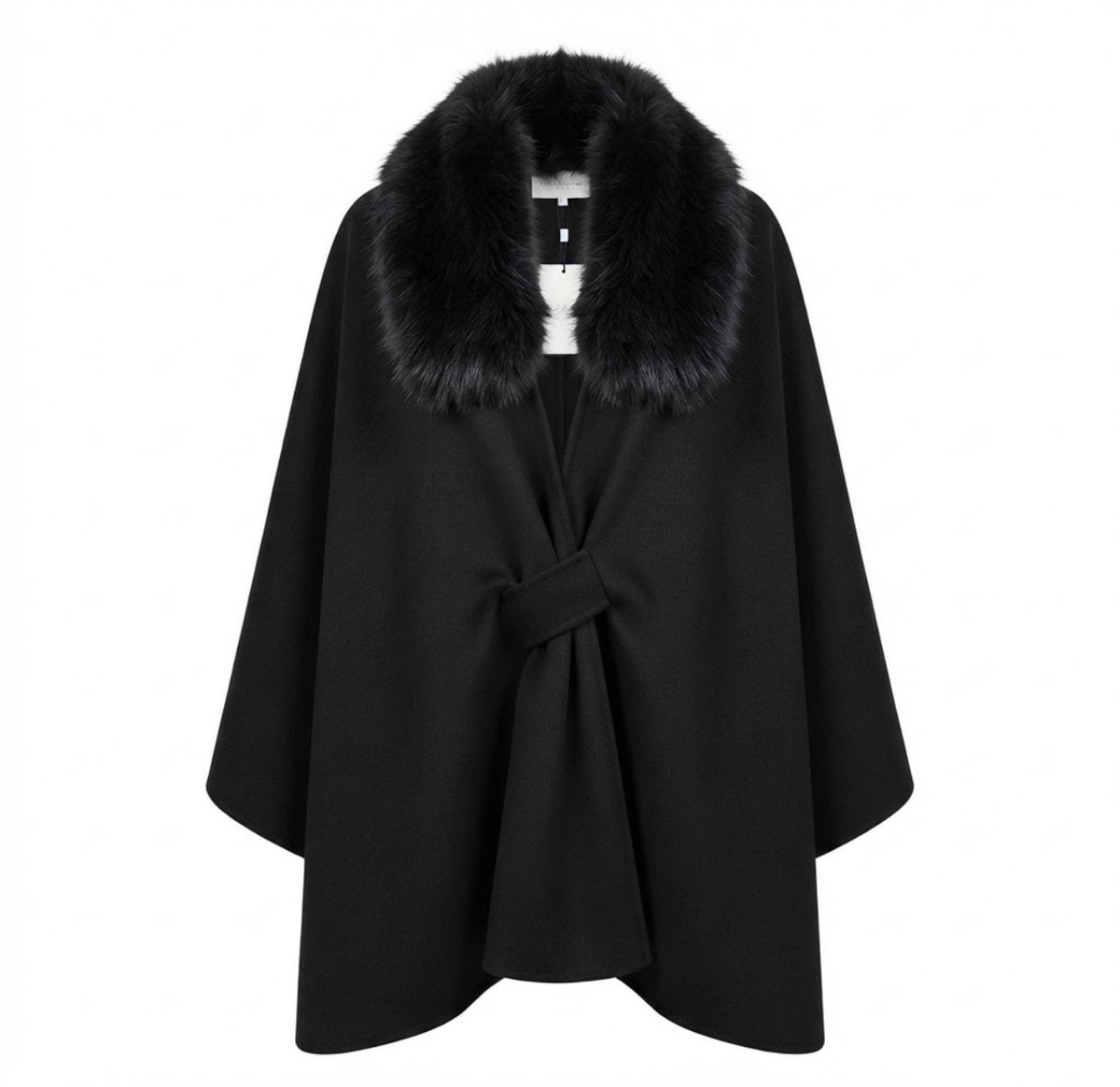 Elegante Cape-Jas met Bontkraag