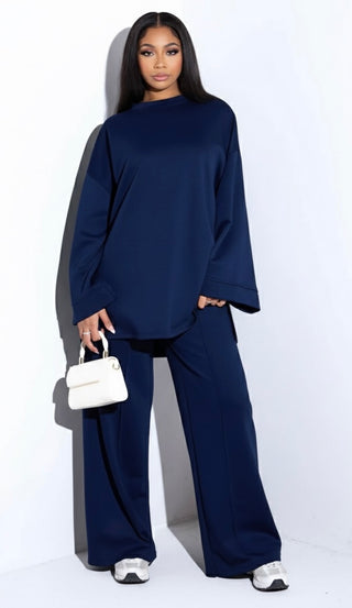 Curvey modest comfy set (plus size) - 6033