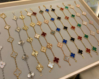 Armband met clovers - 205BRA12