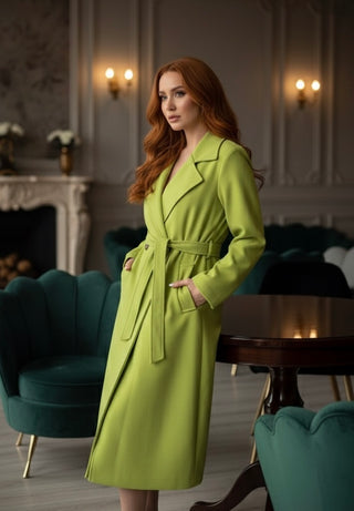 Manteljas - olijfgroen