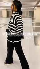 ZWART WIT TRUI OVERSIZED