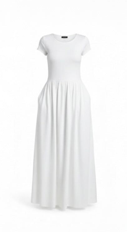 The white aura Dress - SS97