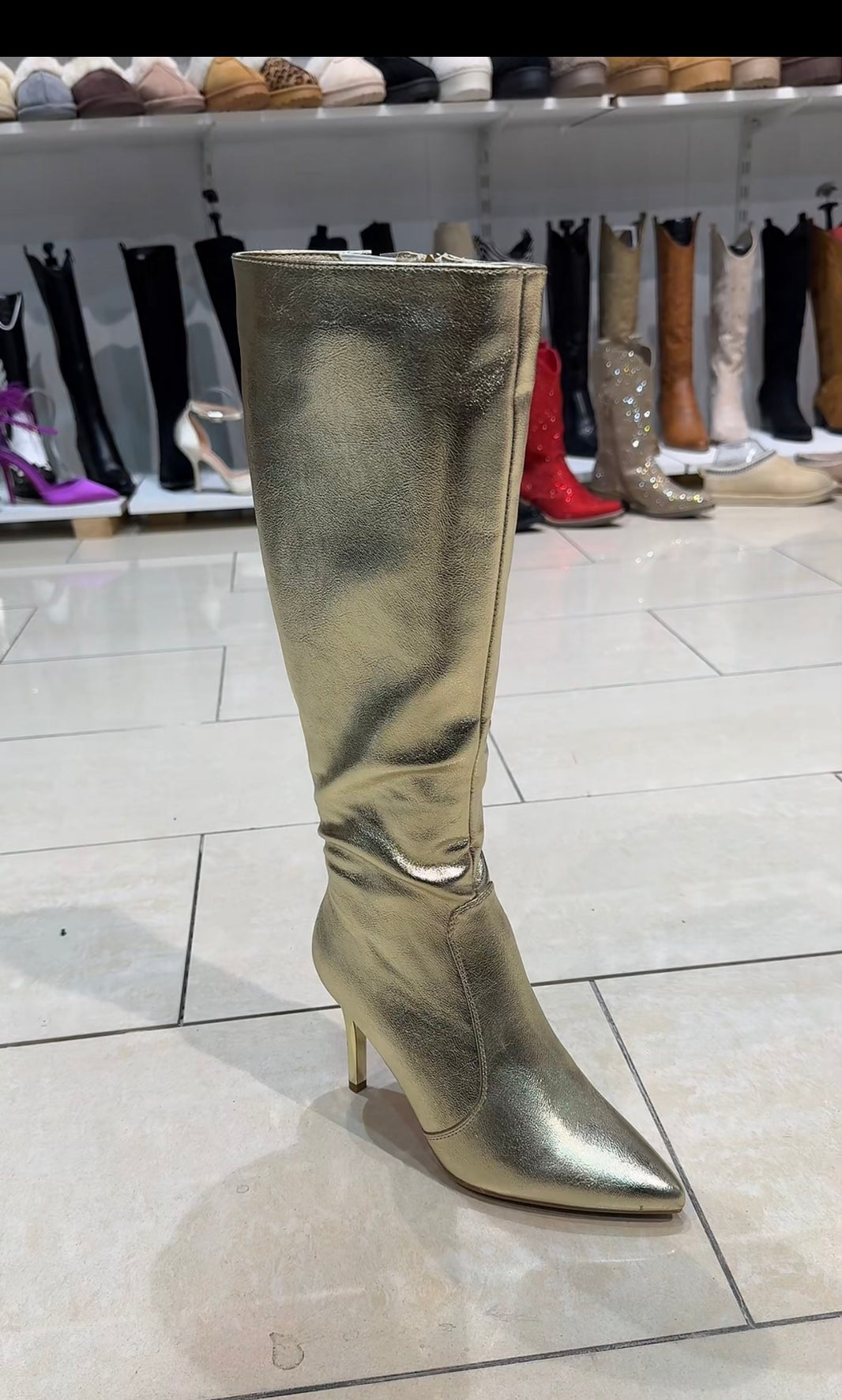 GOLDEN ARIANA BOOTS