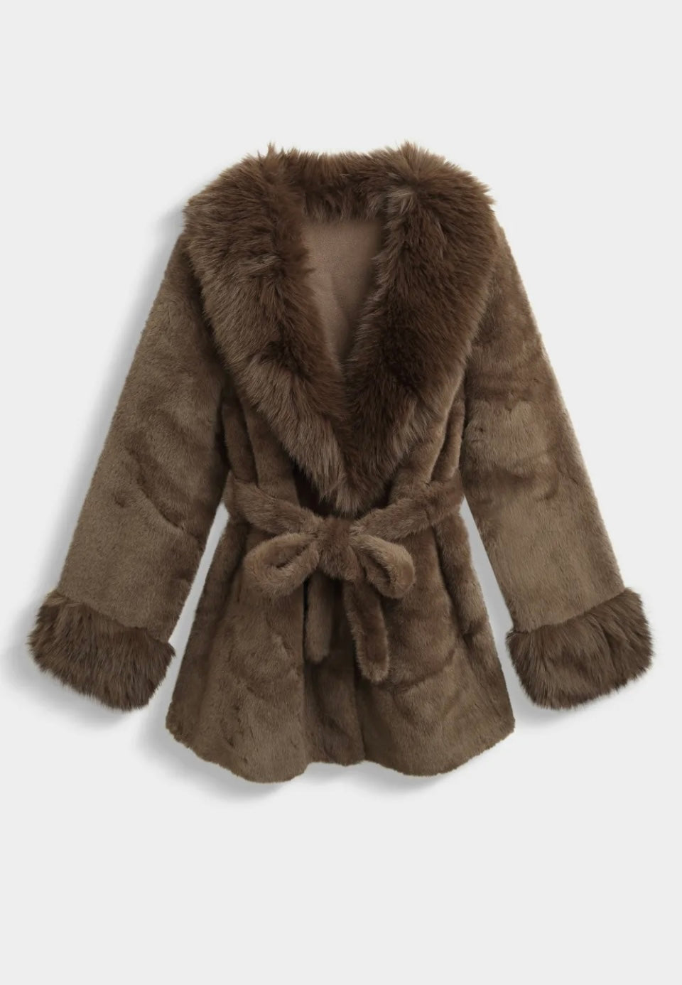 Bontjas zwart met bruin - SQ052