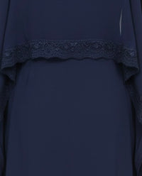 Robe de Soirée ‘Lace Luxe’ - navy SQ82