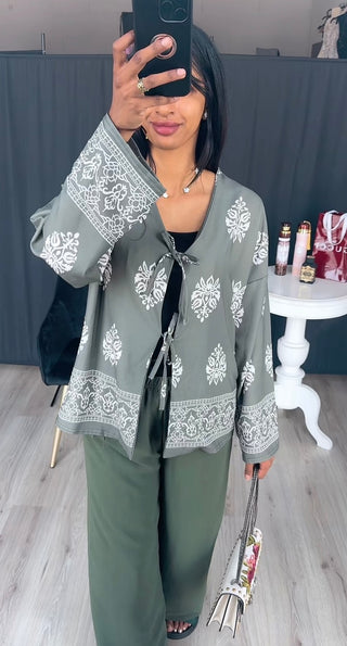 SS25 - Printjes set met kimono
