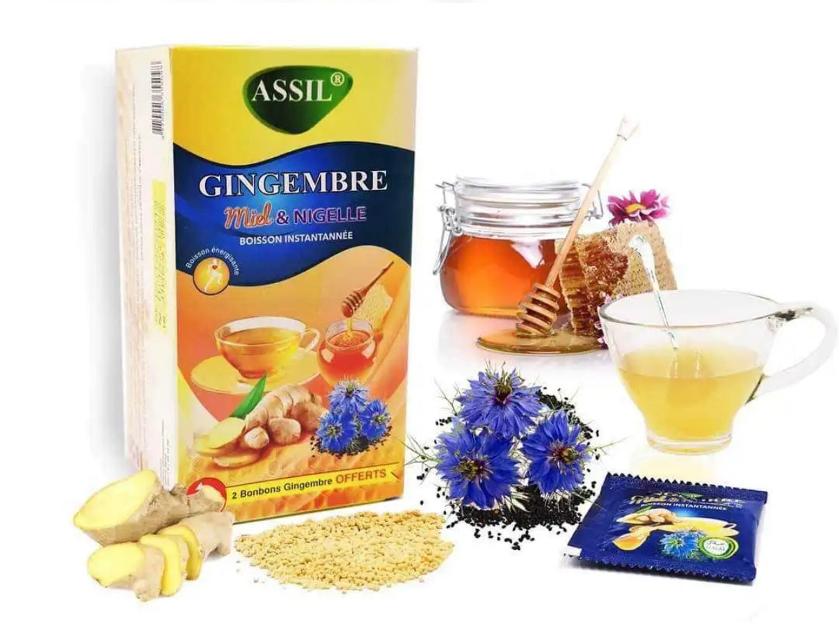 TISANE GINGEMBRE MIEL NIGELLE - 250 gr