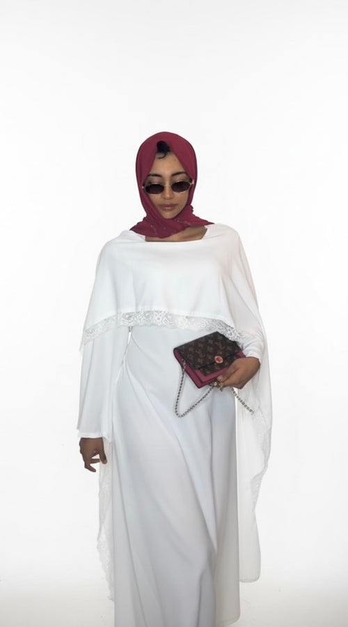 Robe de Soirée ‘Lace Luxe’ - wit SQ82