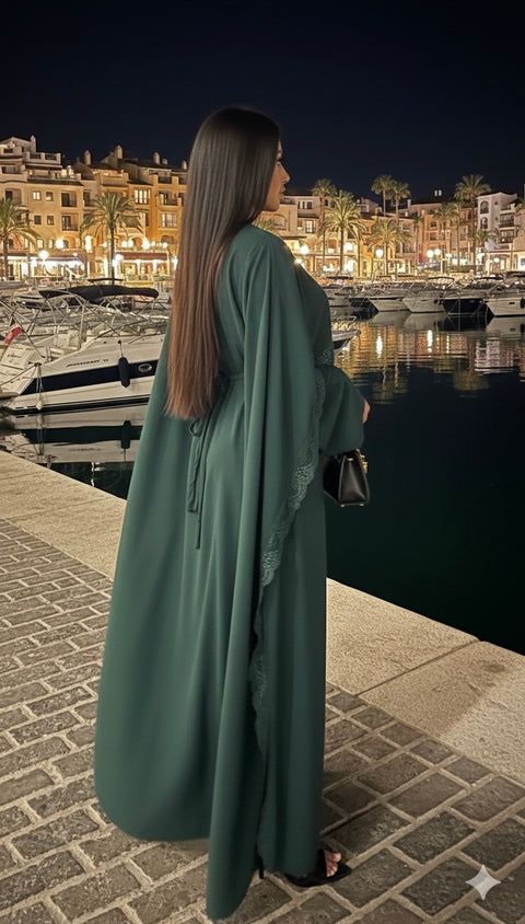 Robe de Soirée ‘Lace Luxe’ - green SQ82