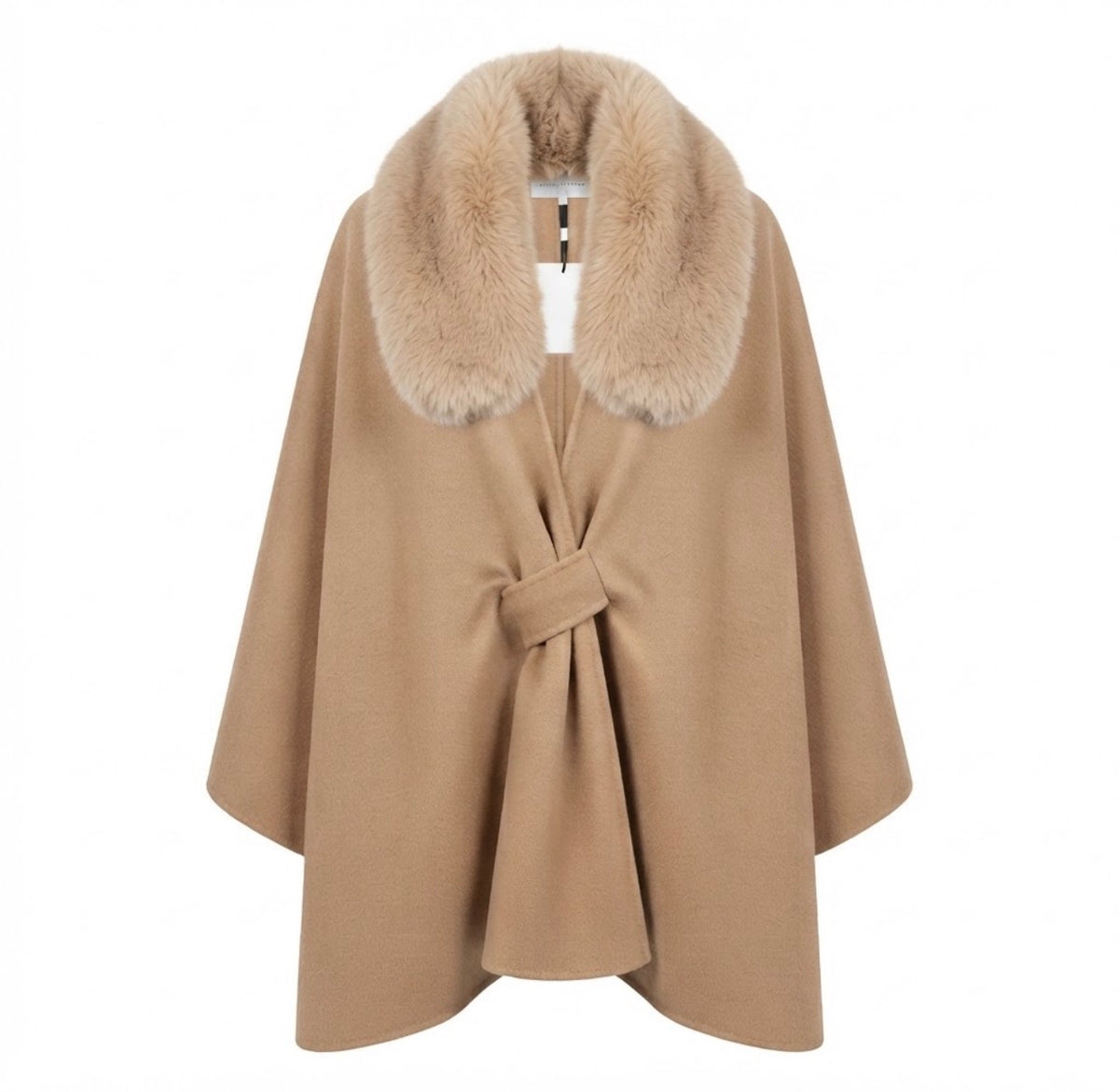 Elegante Cape-Jas met Bontkraag
