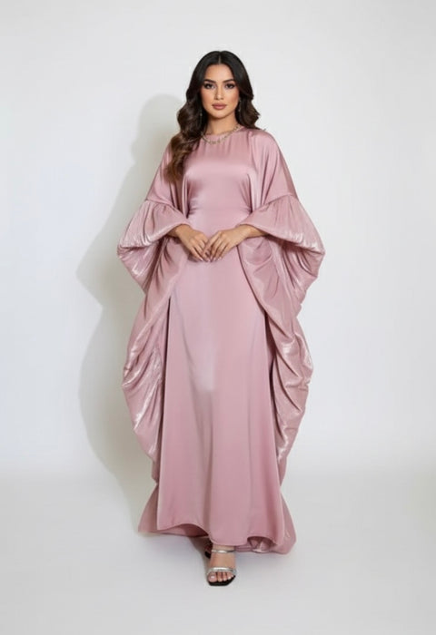 Abaya kaftan met franjes aan mouwen - 5422