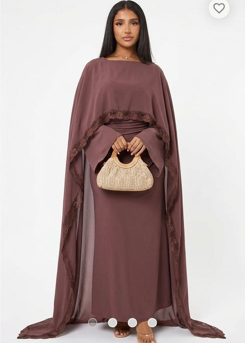 Robe de Soirée ‘Lace Luxe’ - purple SQ82 (launch 9 march)